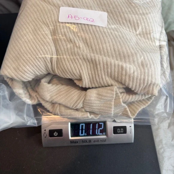 Earthbound Trading Co Hooded Knit Sweater Cream Brown Colorblock XL - Picture 9 of 9